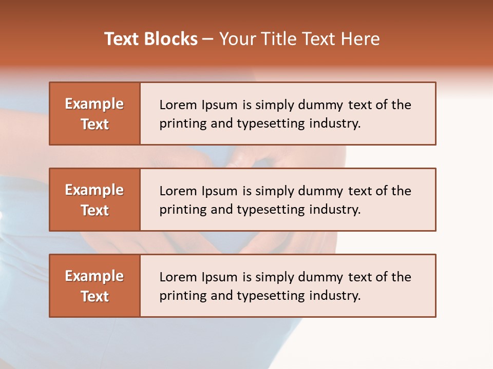 Cut Out Expecting Baby PowerPoint Template