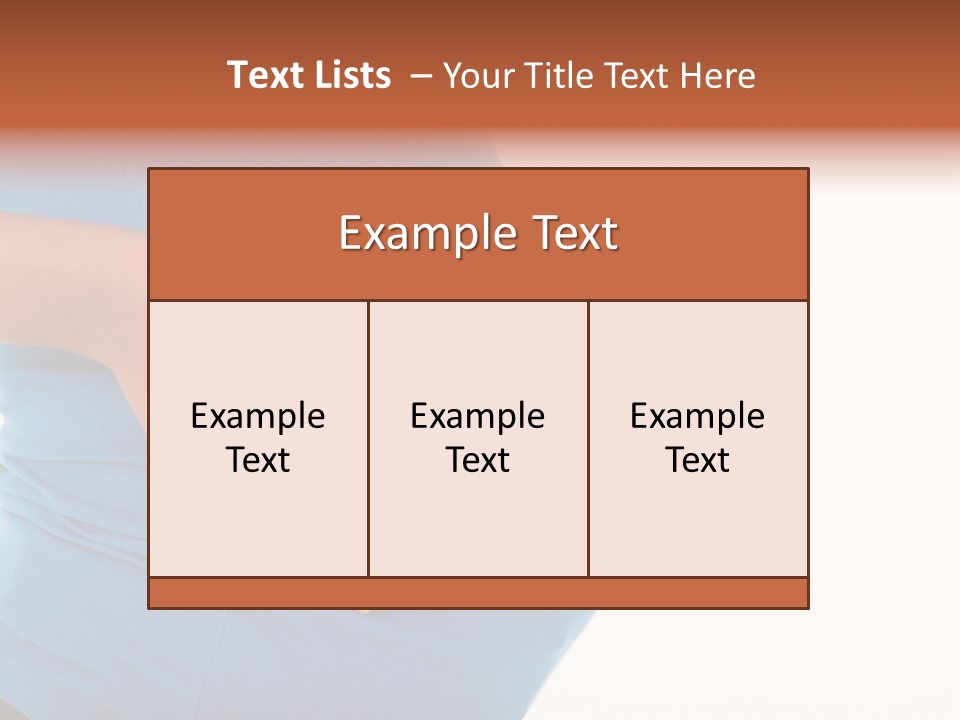 Cut Out Expecting Baby PowerPoint Template