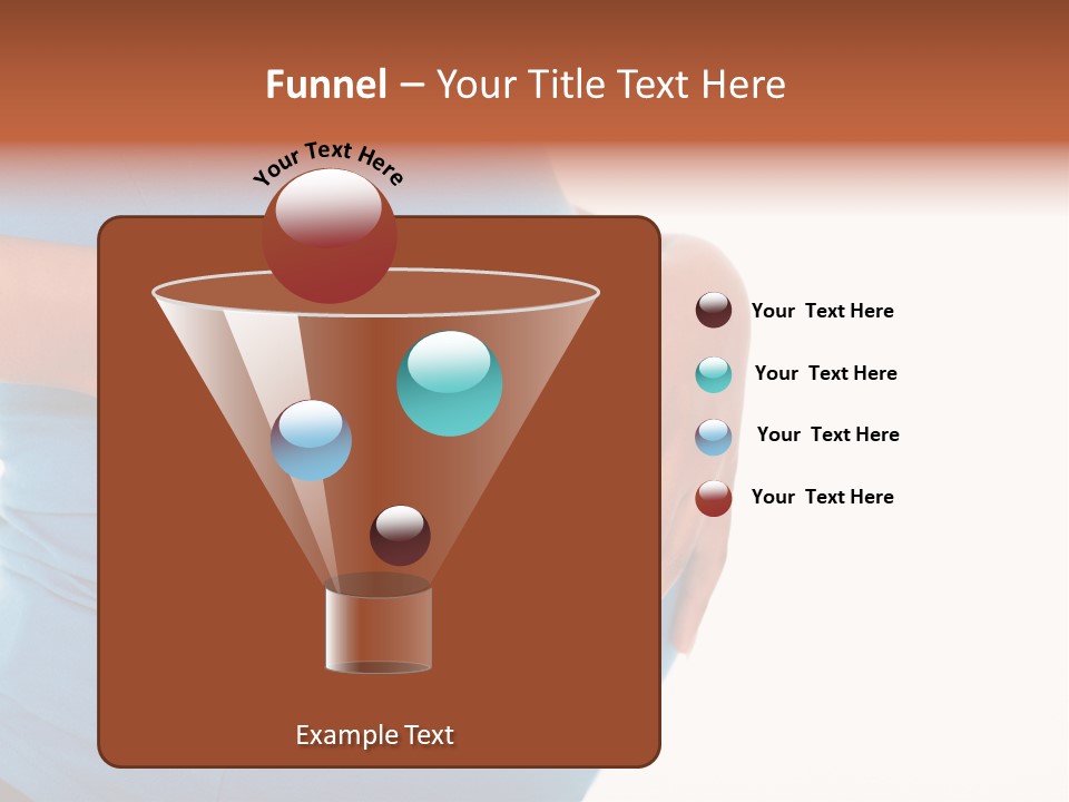 Cut Out Expecting Baby PowerPoint Template