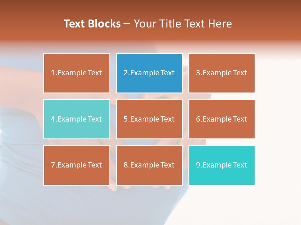 Cut Out Expecting Baby PowerPoint Template