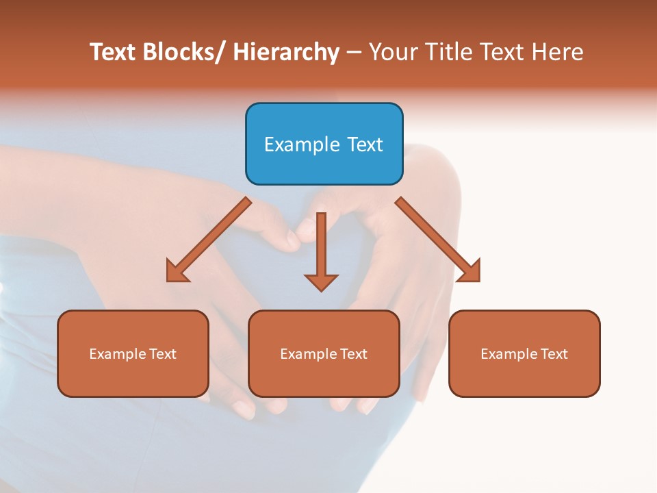 Cut Out Expecting Baby PowerPoint Template