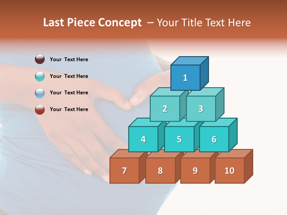 Cut Out Expecting Baby PowerPoint Template