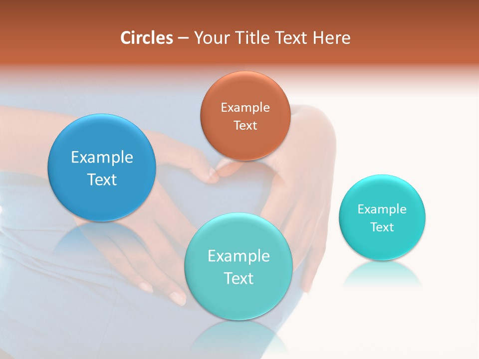 Cut Out Expecting Baby PowerPoint Template