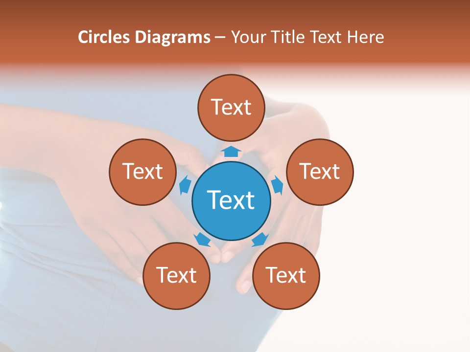 Cut Out Expecting Baby PowerPoint Template