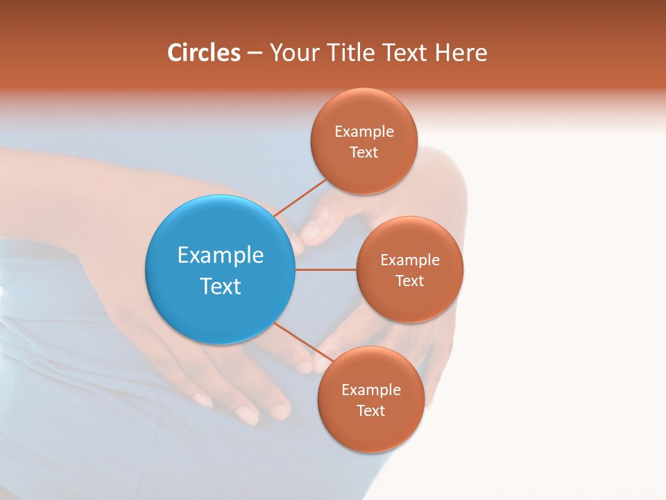 Cut Out Expecting Baby PowerPoint Template