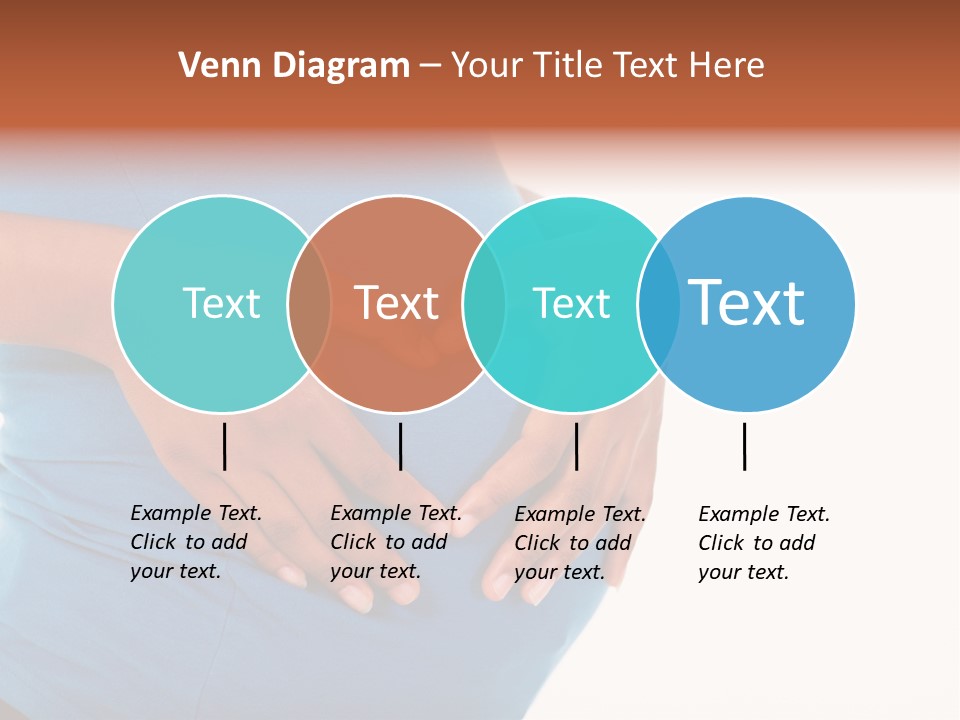 Cut Out Expecting Baby PowerPoint Template