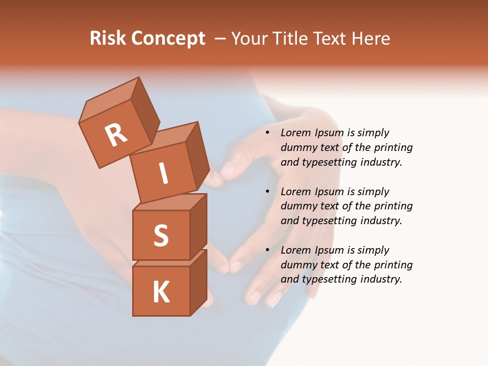 Cut Out Expecting Baby PowerPoint Template