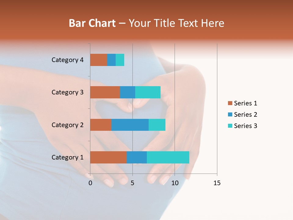 Cut Out Expecting Baby PowerPoint Template