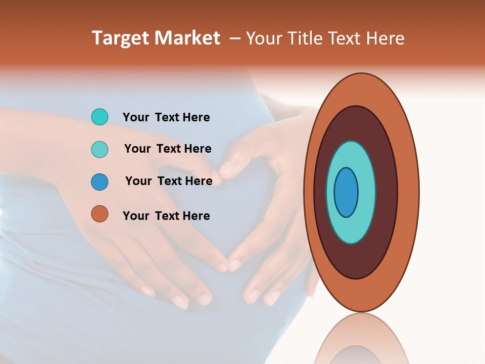 Cut Out Expecting Baby PowerPoint Template