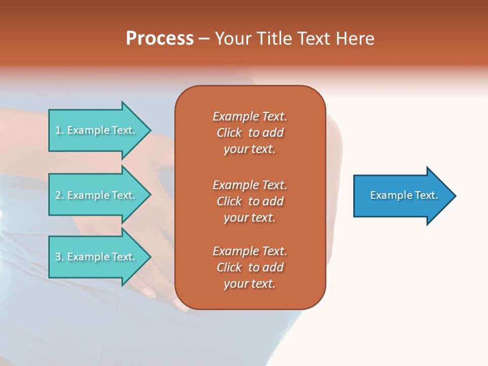 Cut Out Expecting Baby PowerPoint Template