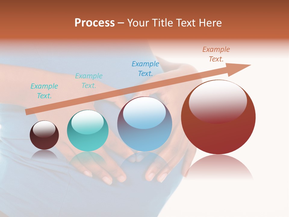 Cut Out Expecting Baby PowerPoint Template