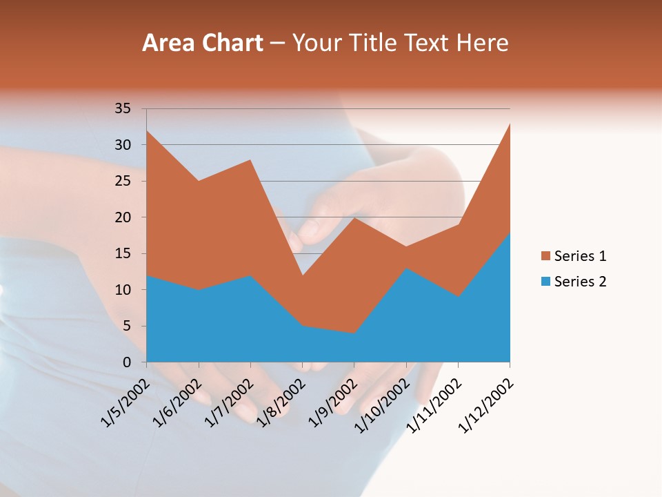 Cut Out Expecting Baby PowerPoint Template