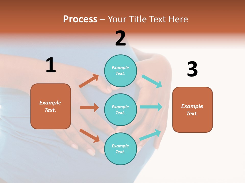 Cut Out Expecting Baby PowerPoint Template