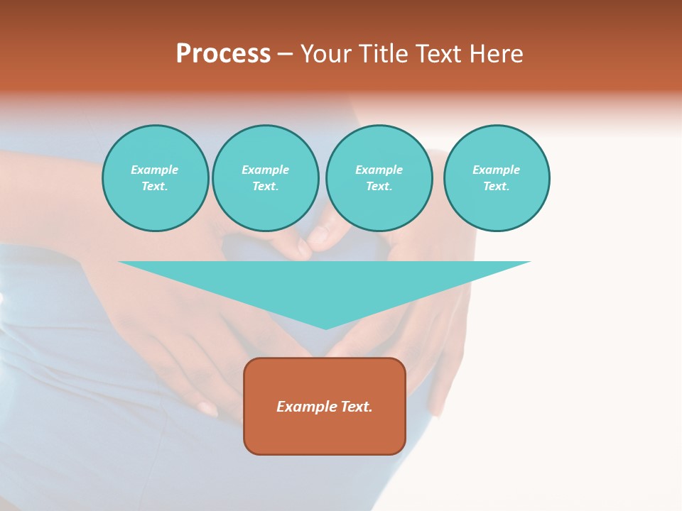 Cut Out Expecting Baby PowerPoint Template