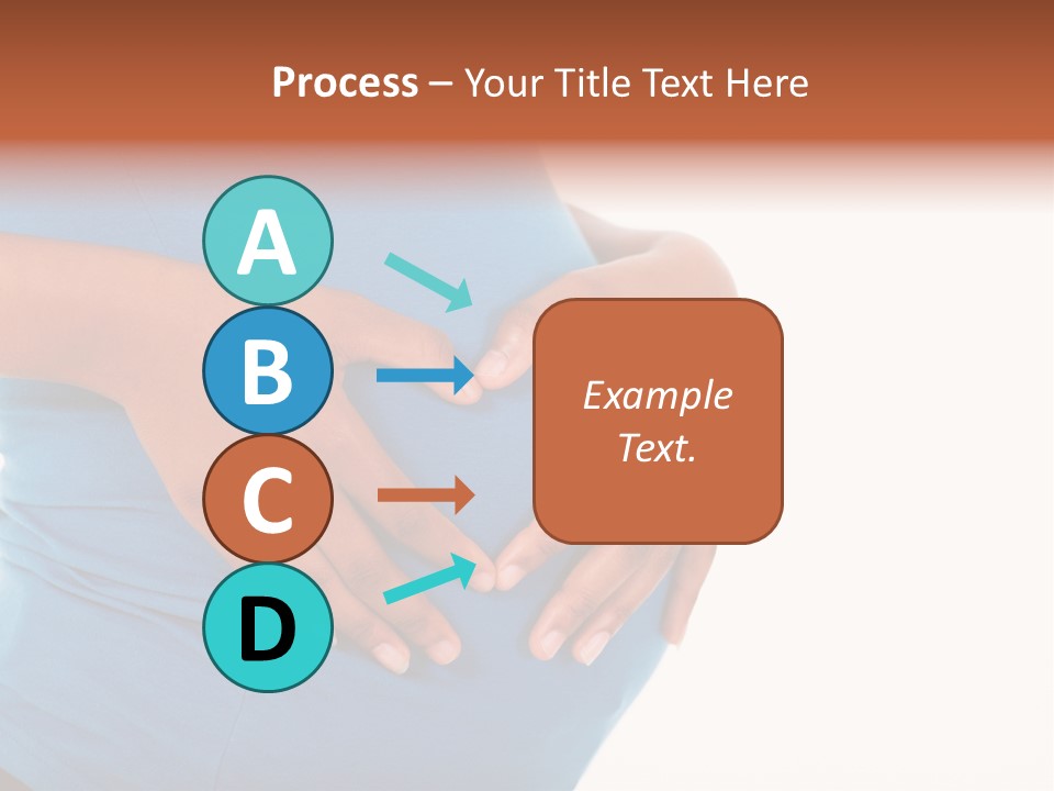 Cut Out Expecting Baby PowerPoint Template