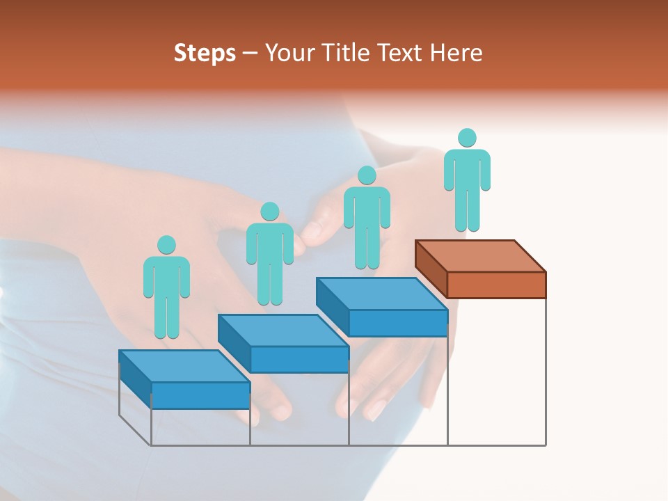 Cut Out Expecting Baby PowerPoint Template