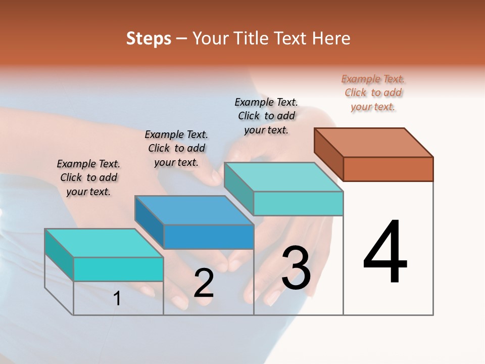 Cut Out Expecting Baby PowerPoint Template