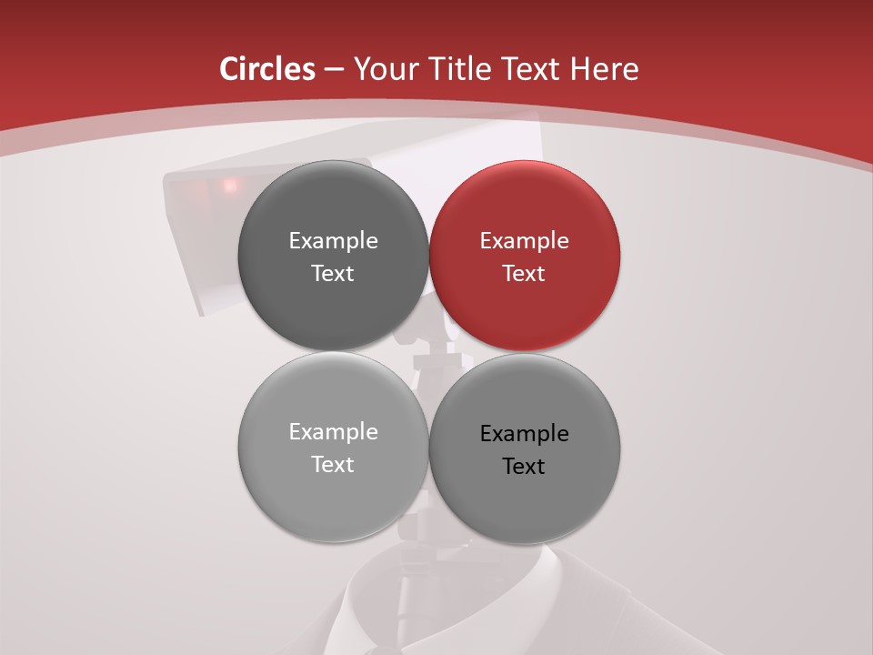 Ice Light Stack PowerPoint Template