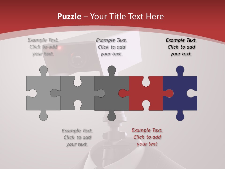 Ice Light Stack PowerPoint Template