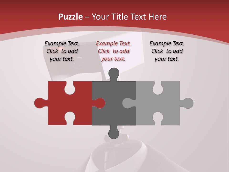 Ice Light Stack PowerPoint Template