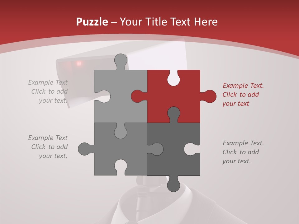 Ice Light Stack PowerPoint Template