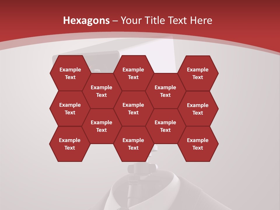 Ice Light Stack PowerPoint Template