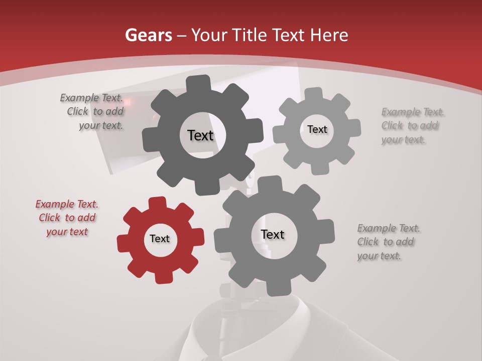 Ice Light Stack PowerPoint Template