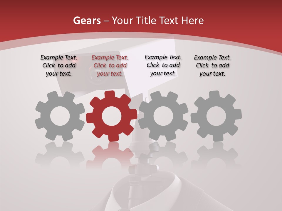 Ice Light Stack PowerPoint Template