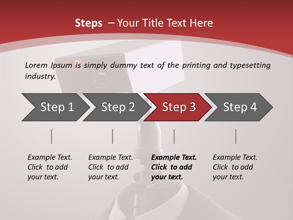 Ice Light Stack PowerPoint Template