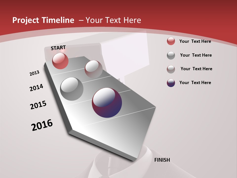 Ice Light Stack PowerPoint Template