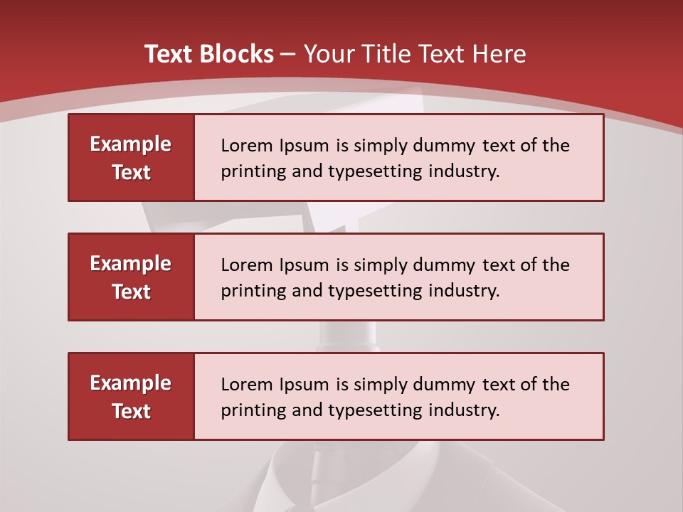 Ice Light Stack PowerPoint Template