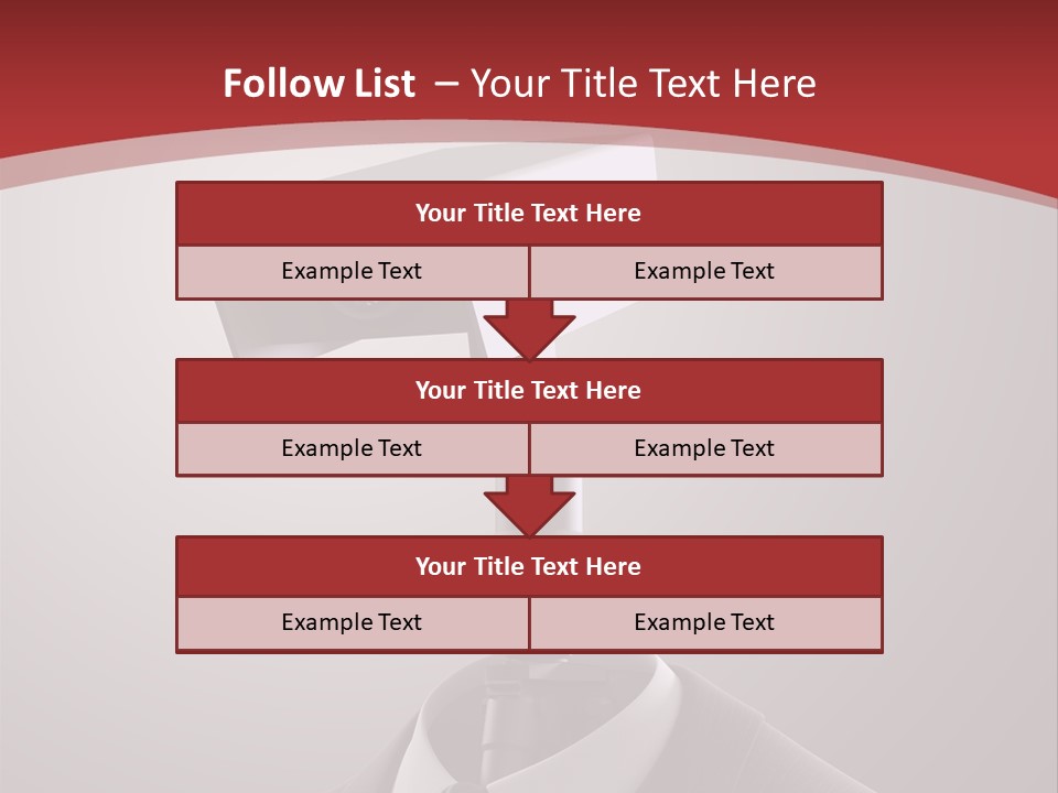 Ice Light Stack PowerPoint Template
