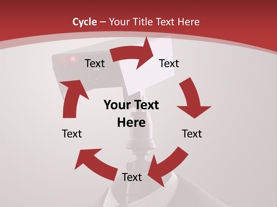 Ice Light Stack PowerPoint Template