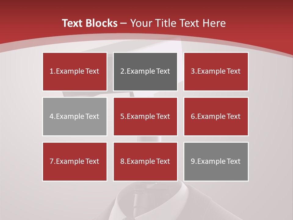 Ice Light Stack PowerPoint Template
