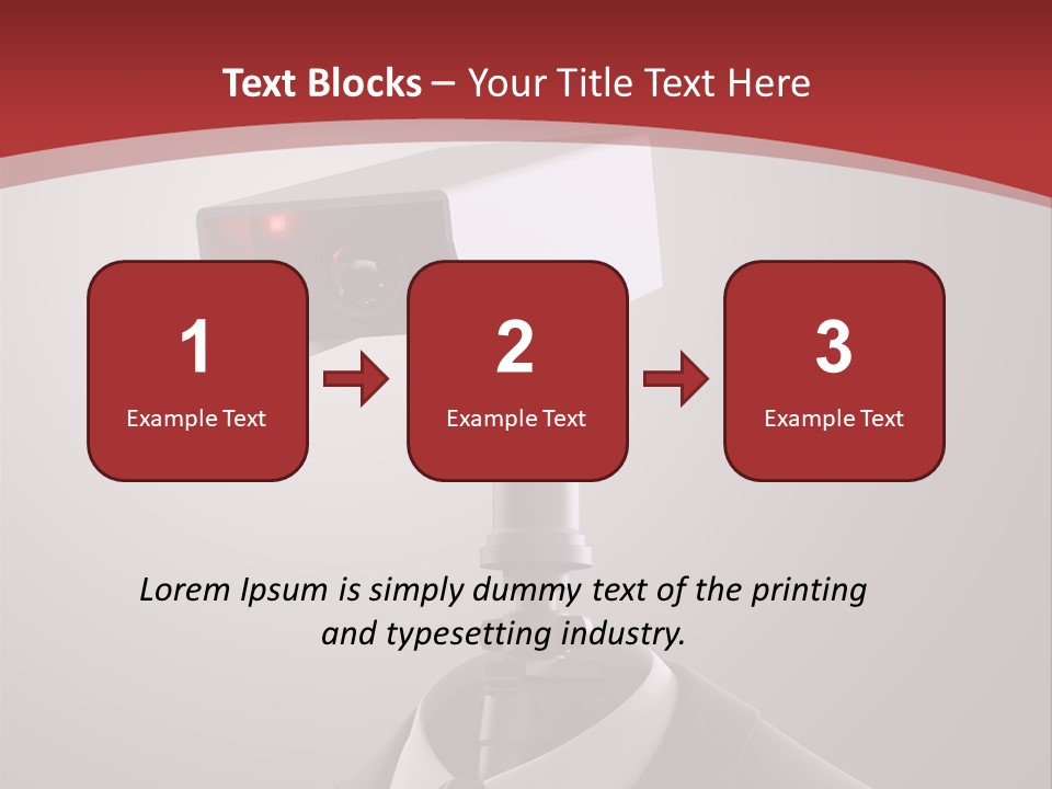 Ice Light Stack PowerPoint Template