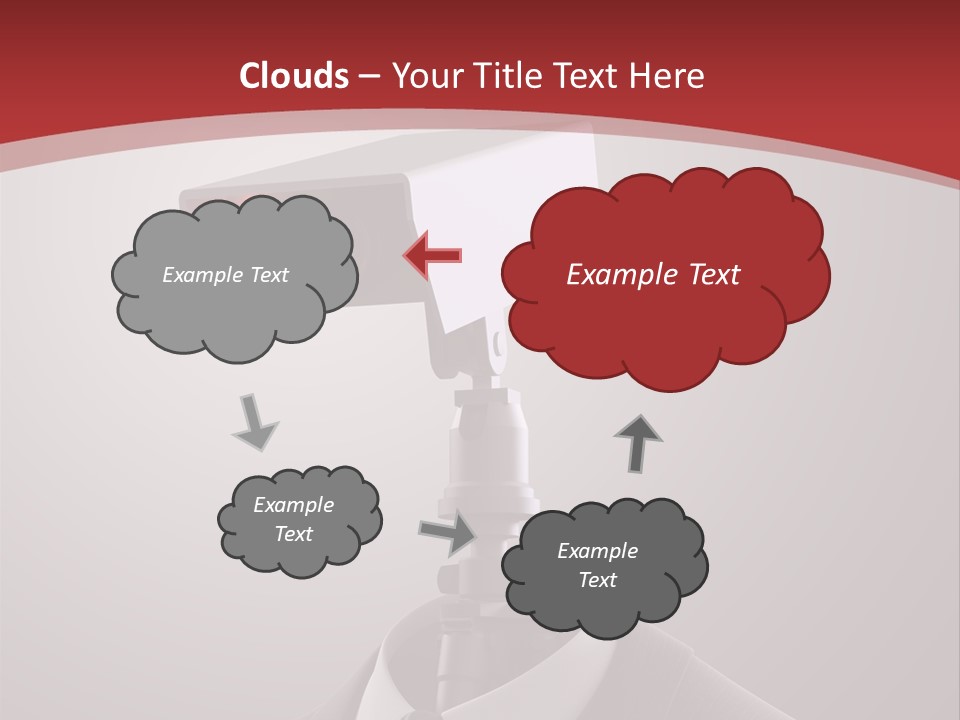 Ice Light Stack PowerPoint Template
