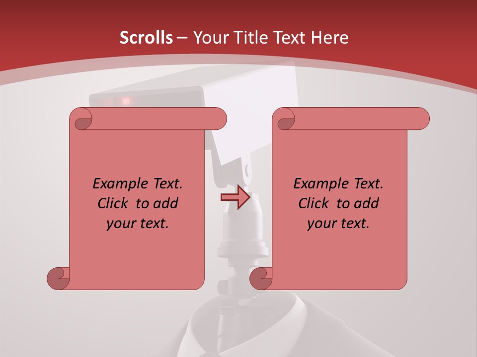 Ice Light Stack PowerPoint Template