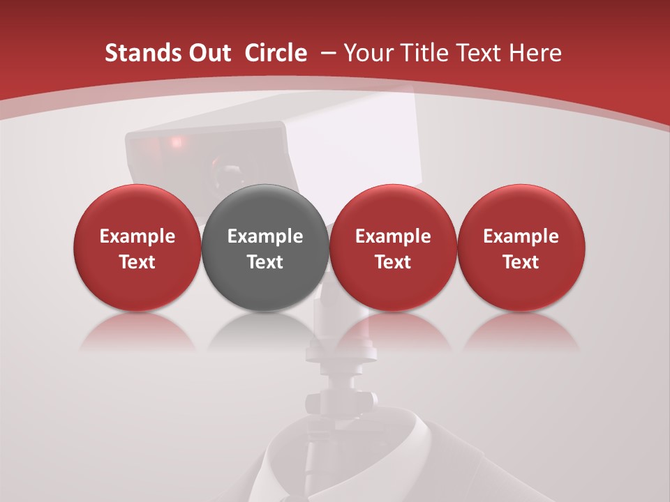 Ice Light Stack PowerPoint Template