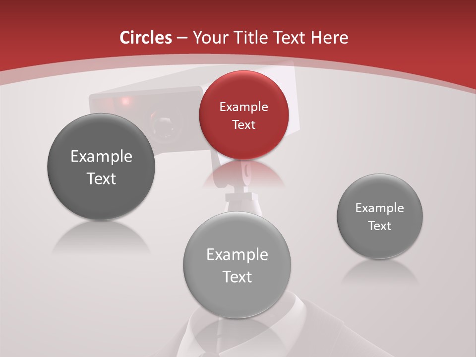 Ice Light Stack PowerPoint Template