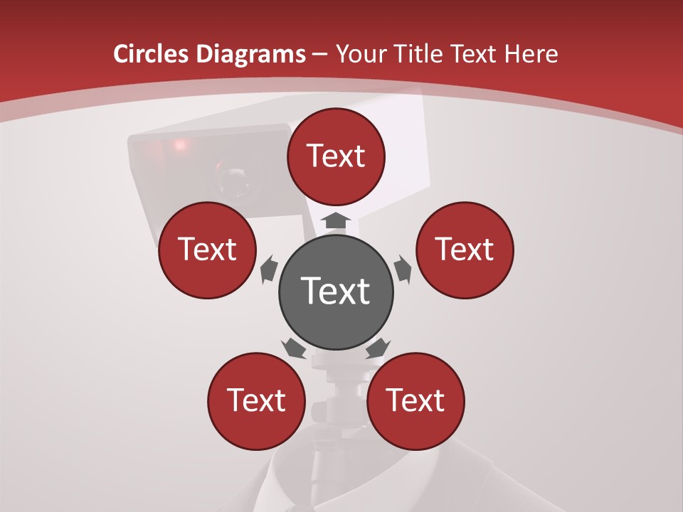 Ice Light Stack PowerPoint Template