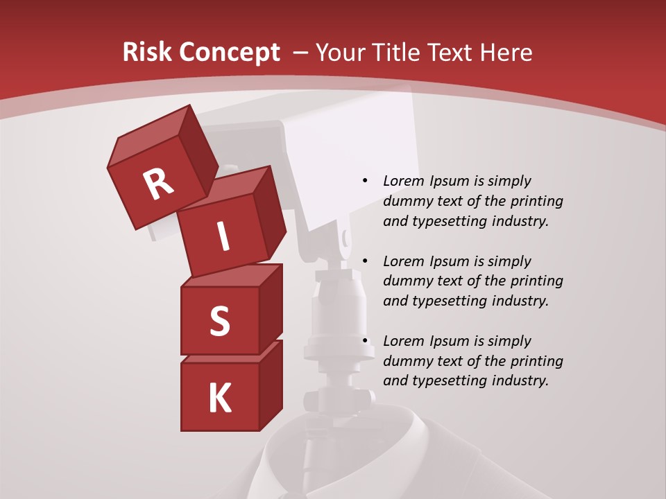 Ice Light Stack PowerPoint Template