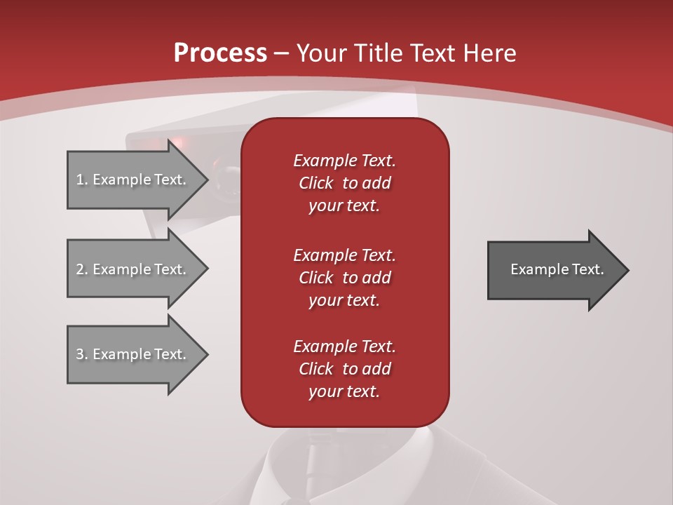 Ice Light Stack PowerPoint Template