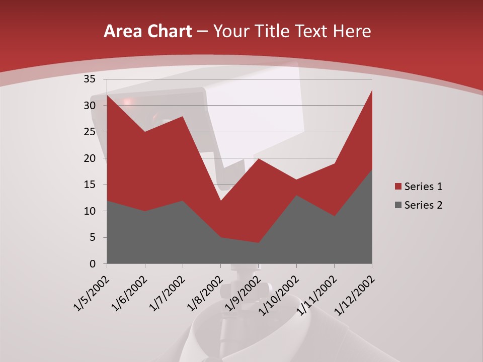 Ice Light Stack PowerPoint Template