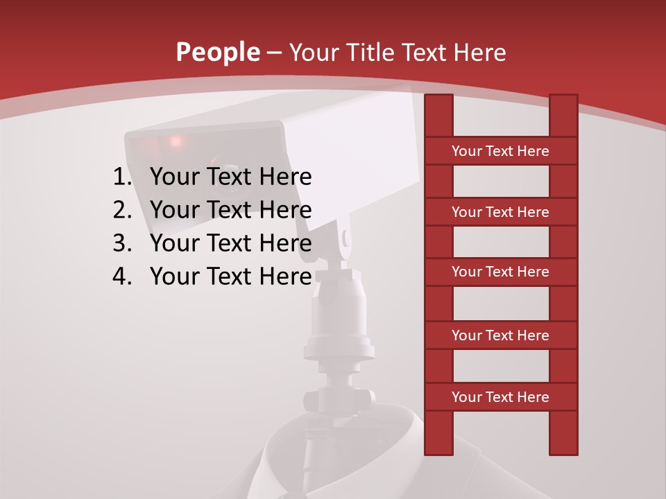 Ice Light Stack PowerPoint Template
