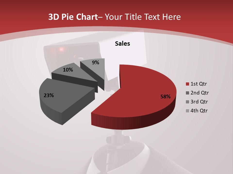 Ice Light Stack PowerPoint Template