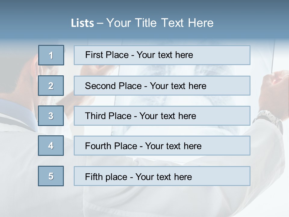 Person People Chest PowerPoint Template