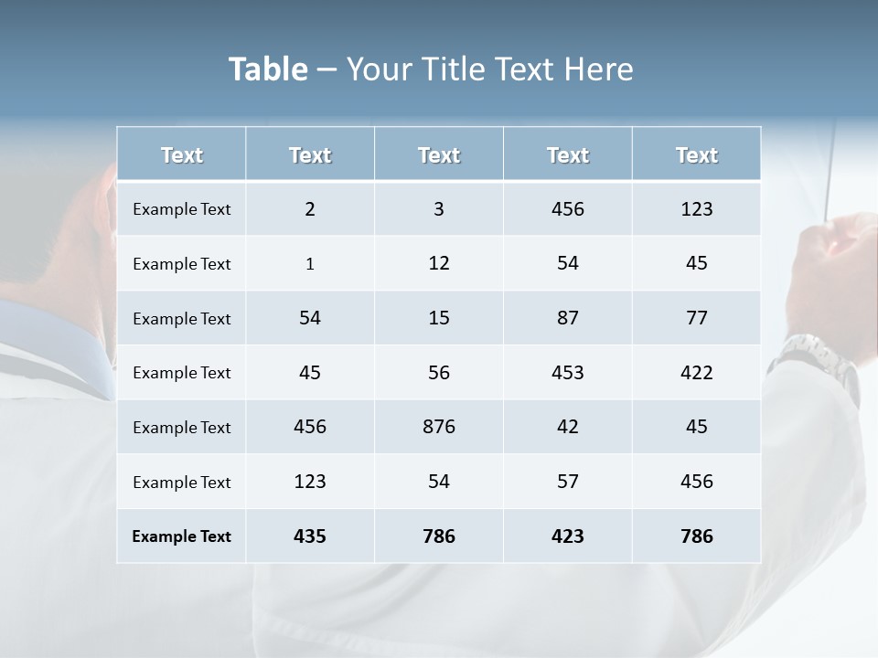 Person People Chest PowerPoint Template