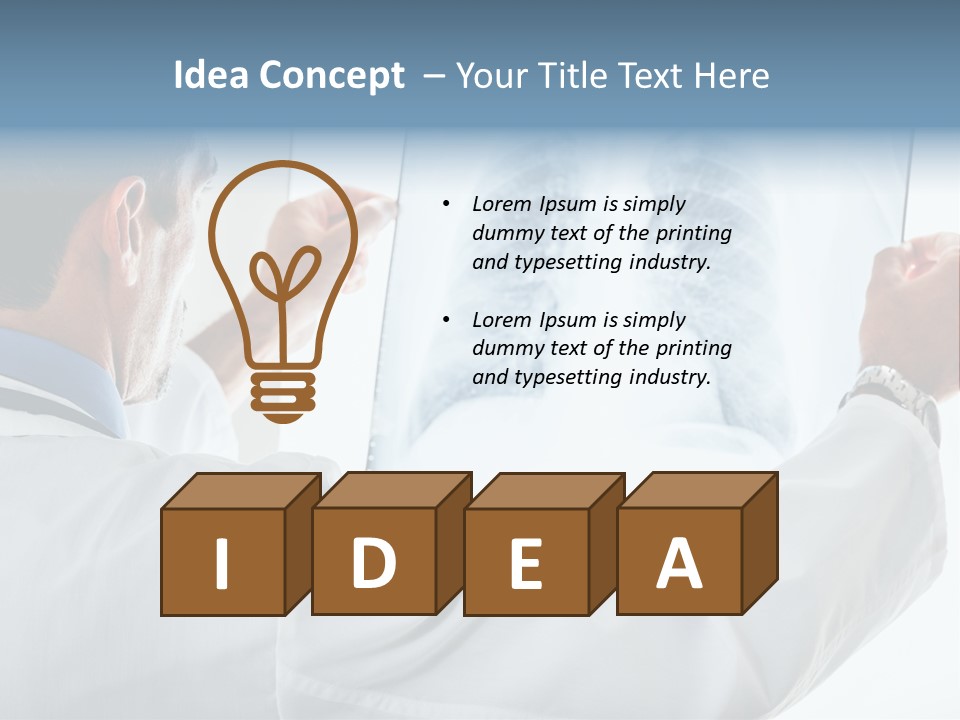 Person People Chest PowerPoint Template