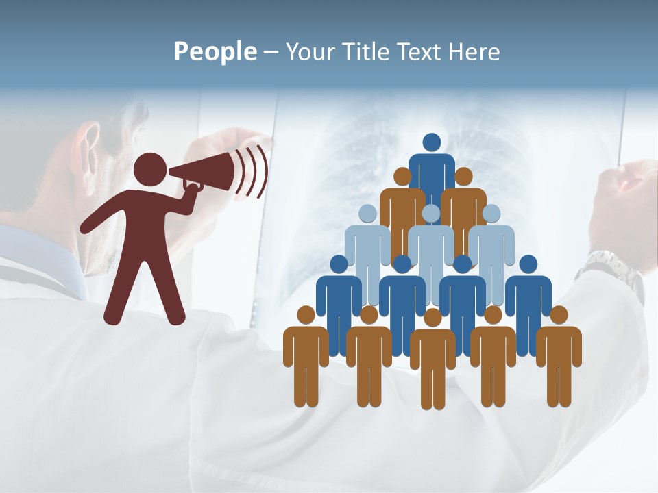 Person People Chest PowerPoint Template