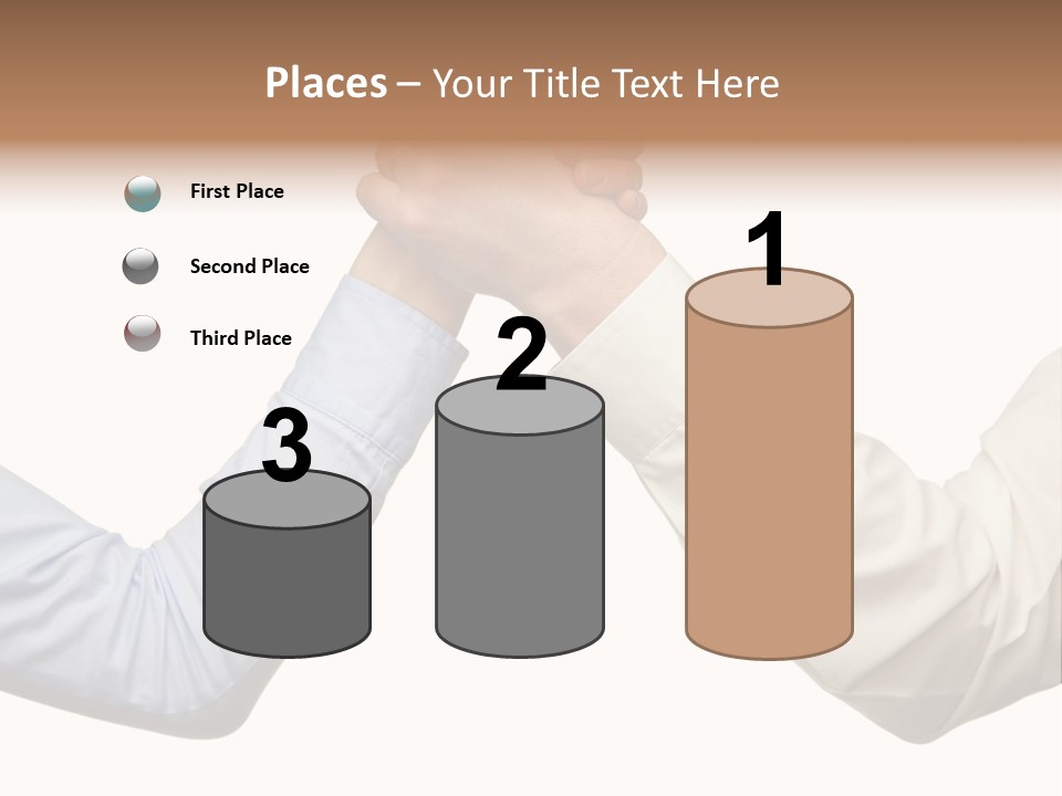 Arm Leadership Winner PowerPoint Template